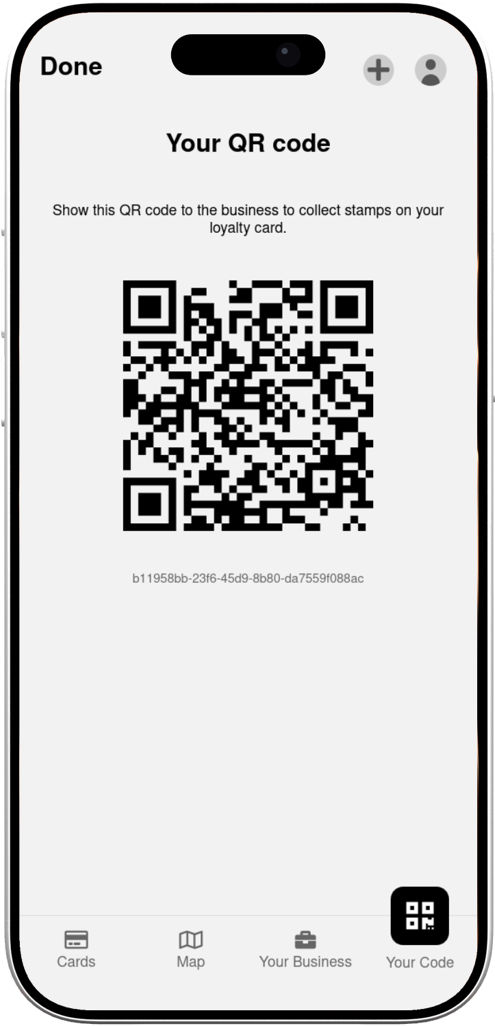 QR-Code in der stampify App